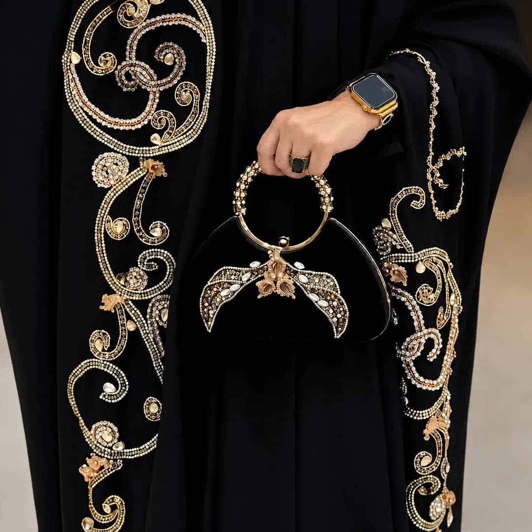 کیف دستی مشکی مجلسی