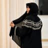 عبای مشکی شکوه نقره‌ای