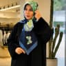 روسری پروانه‌ای سبز و آبی