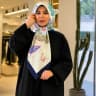 روسری پروانه‌ای سبز و کرم